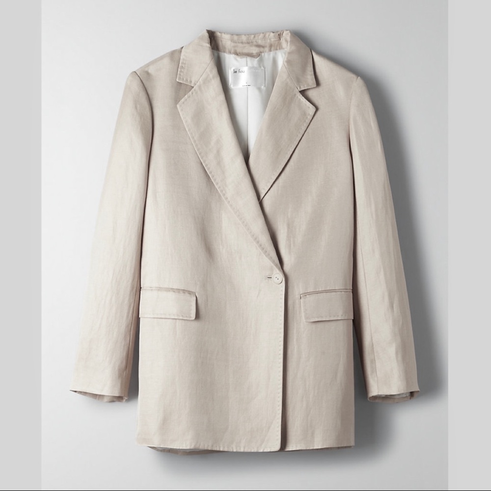 Aritzia Le Fou Wilfred Tango Blazer NWT Espace Sm